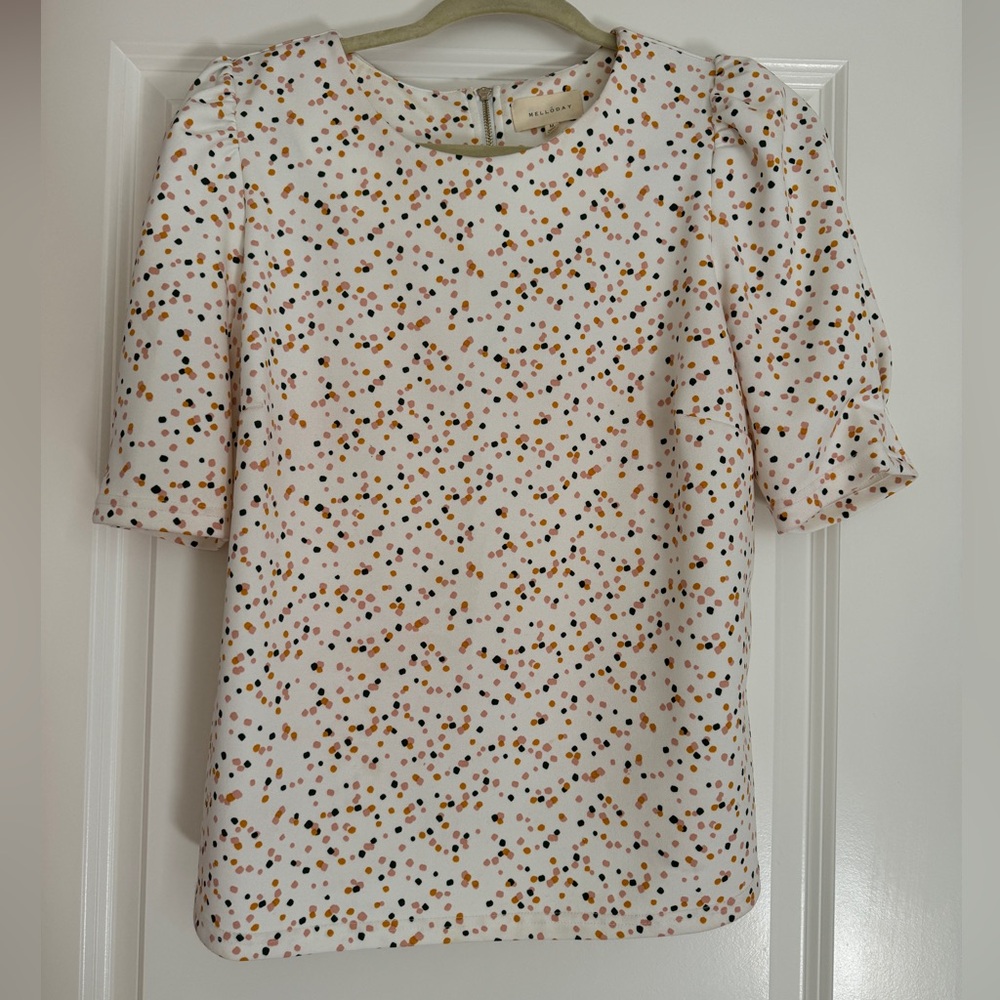 melloday puff short sleeve top